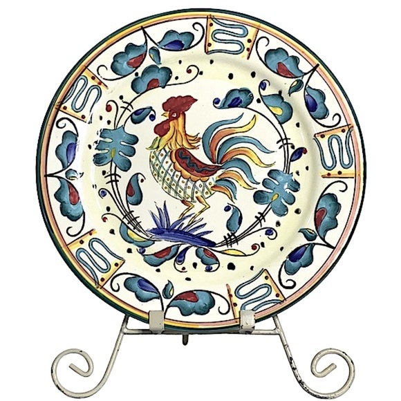 Vintage Accents Vintage Rooster Plate Wall Display Pennsylvania